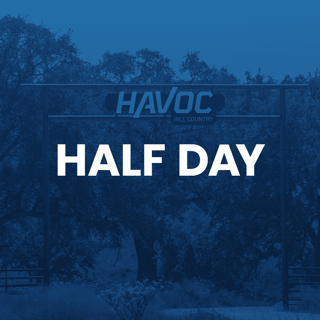 Unlimited HAVOC Hill Country Half Day