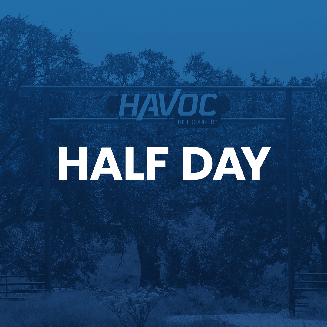 Unlimited HAVOC Hill Country Half Day